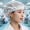 Berretto da lavoro in rete estivo per copertura dei capelli in compiti di fabbrica e cucina, design elastico senza visiera con vestibilità leggera