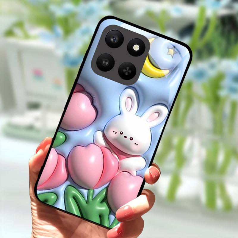 For Honor 400 Smart 5G Case Full Camera Protection Phone Cover Tempered Glass Cases For Honor 400Smart Case Shell Fundas Coque