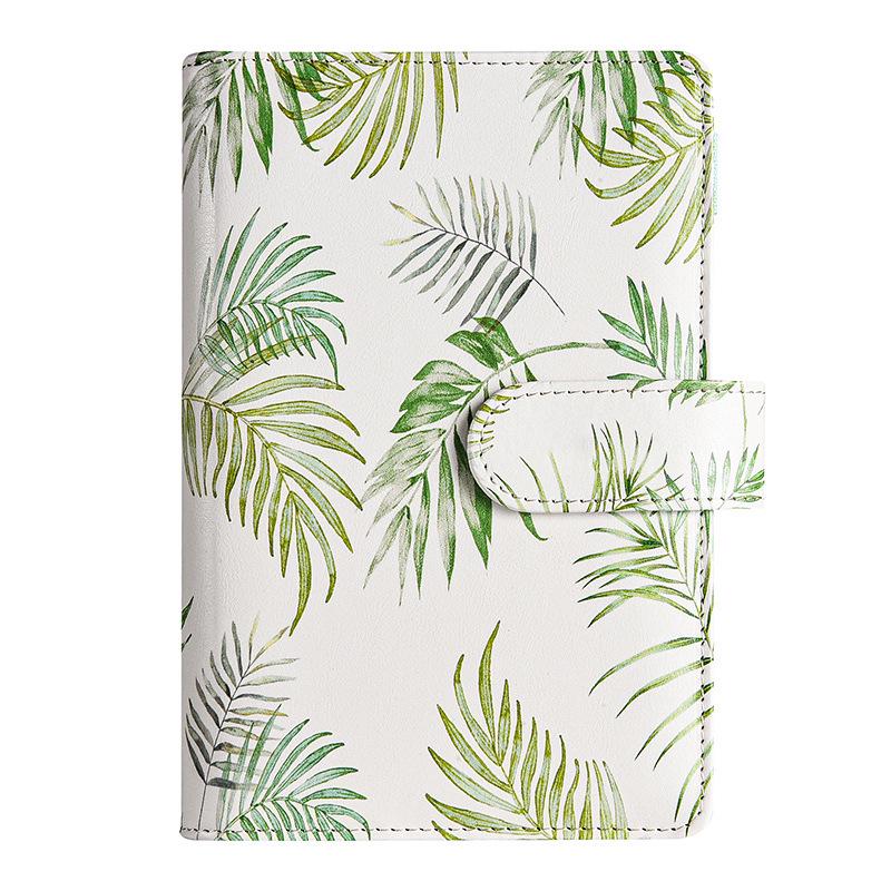 A6 Leaf Macaron Diary: Creative PU Binder for Event Planning and Business