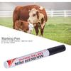 Ear Tag Pen, No Fading Livestock Marking Pen Black with Spare Pen Head for Cattle