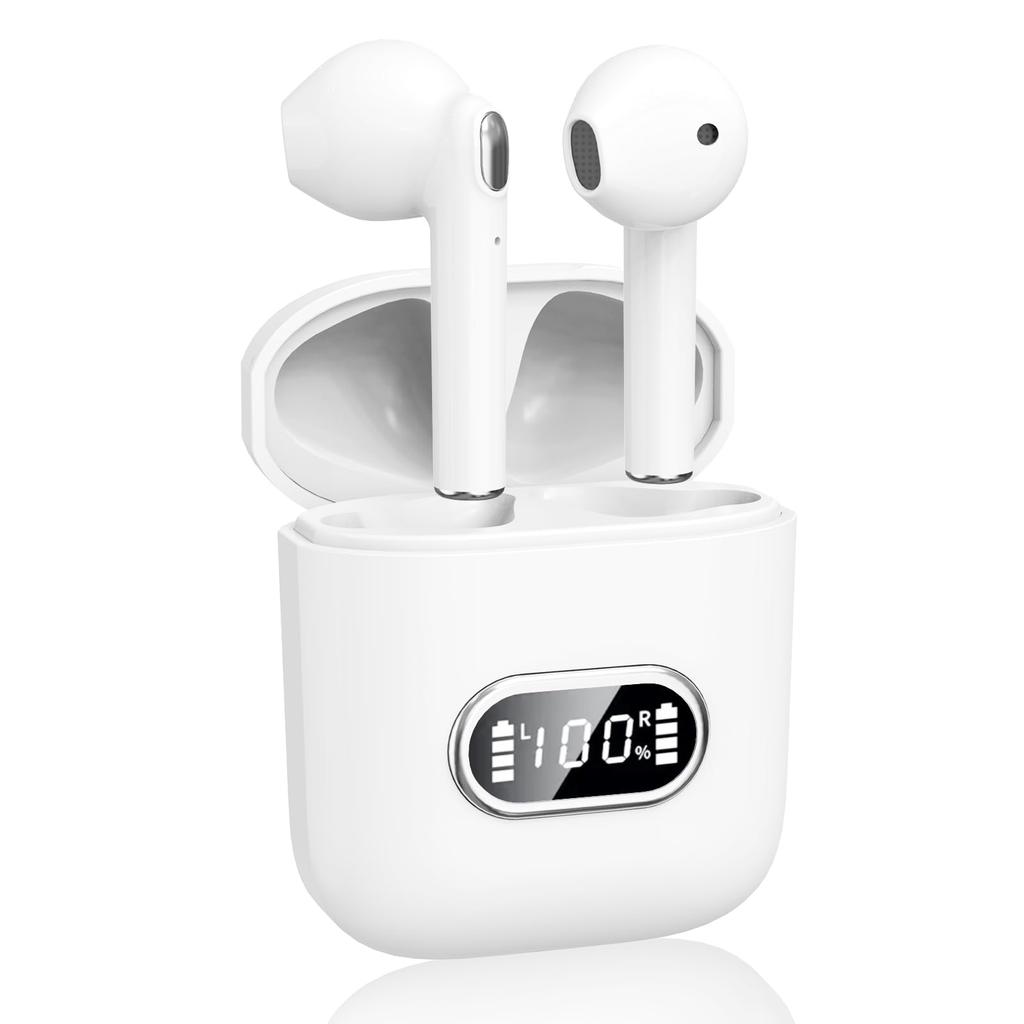 Bluetooth Earphones, Wireless Earphones, 2025 Model, HiFi Sound Quality Across All Frequencies, Low Latency, Instant Connection, SingleDual Ear Use,