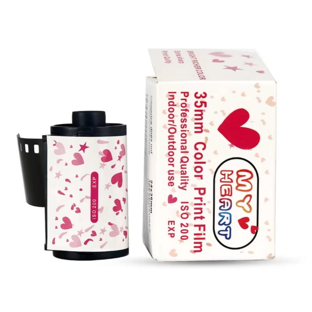 

ISO 200 HD 35mm Print Film Loving Heart Camera Film for 135 Cameras 8pcs