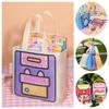 5pc Cartoon Gifts Bag Nonwoven Snack Bag Favors Candy Cookie Packaging Handbag Cute Festival Tote Bag For Party