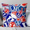 Chile U-University Club B Pillow Case Square Pillow Bedroom Sofa Leisure Comfort Cushion Car Living Room Home Decoration 40X40