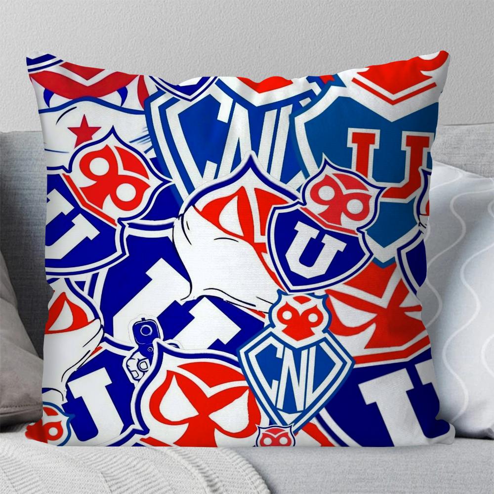 Chile U-University Club B Pillow Case Square Pillow Bedroom Sofa Leisure Comfort Cushion Car Living Room Home Decoration 40X40
