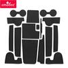 Smabee Torschlitzmatte für 2024 2024 BMW X1 IX1 Auto Rutschfestes Türrillenpolster 2024 X2 IX2 Getränkehalter Innenzubehör 16 Teile/Satz