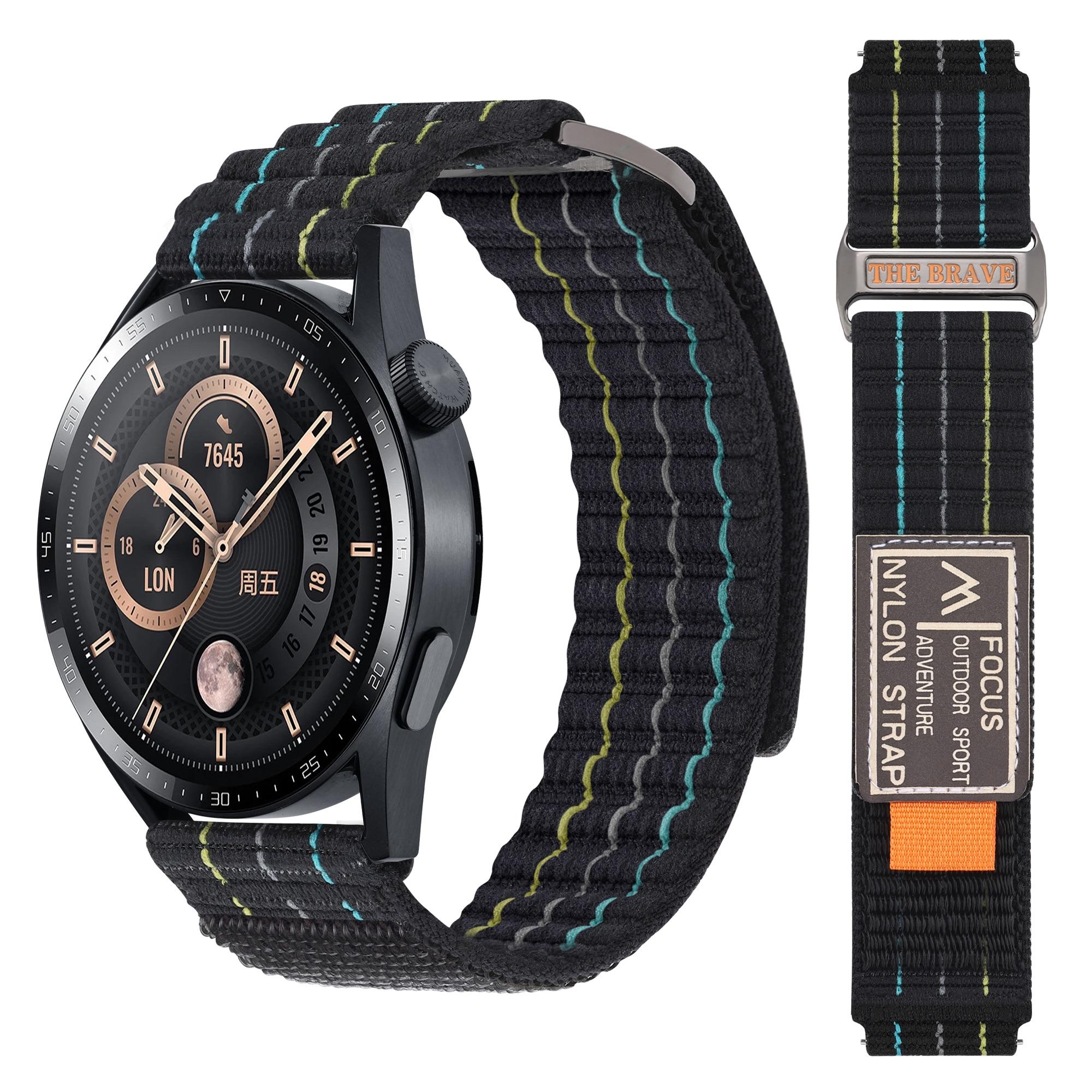 

Trail loop strap for Samsung Galaxy Watch 7 6 4 Classic 5 pro 3 active 2 gear S3 20mm 22mm bracelet Huawei Watch gt 5 4 3 2 band 20mm watch strap чёрный