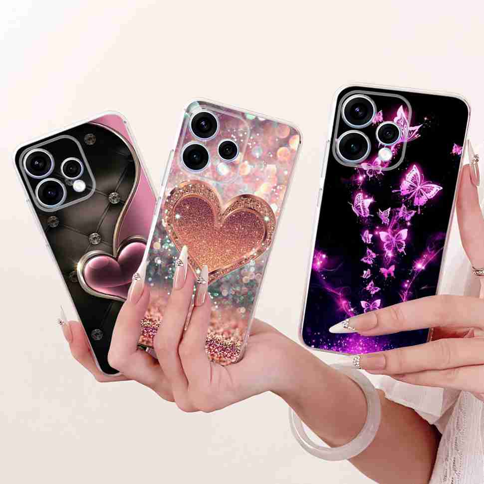 Para Oppo Reno15 5G Funda Flor Colorida Silicona Suave Cubierta Trasera Para Oppo Reno15 Reno 15 5G CPH2825 Carcasa de Teléfono Fundas
