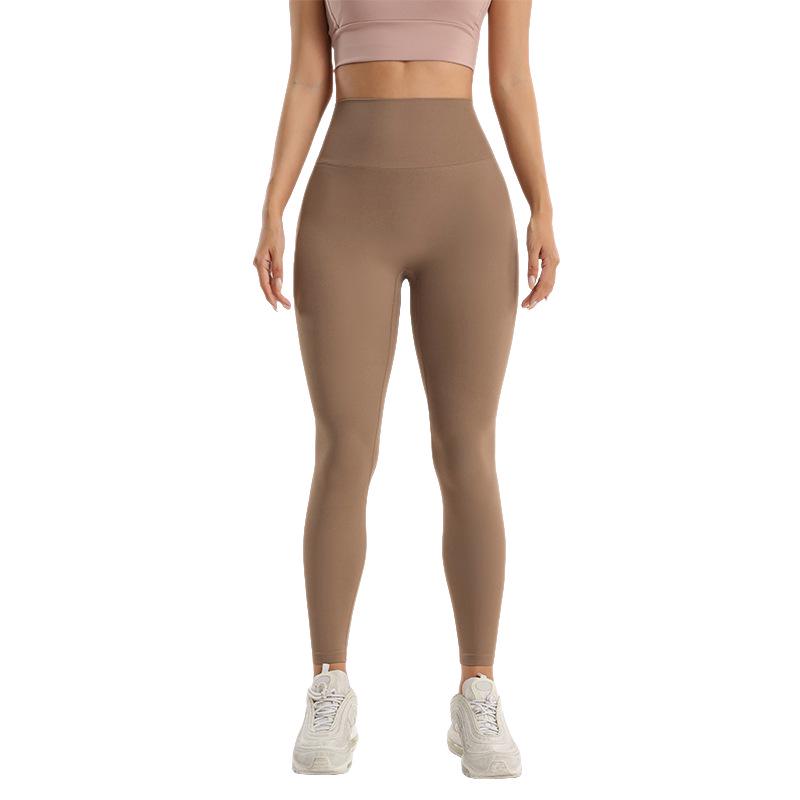 Fuyou Nahtlose High-Waist Yoga-Hose für Damen - Herbst/Winter, Po-Lifting, Beinverlängernde Fitness-Tights