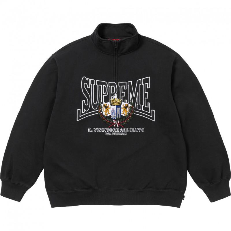 Classic Sup Polly Collab Print Fleece Crewneck Sweatshirt Men