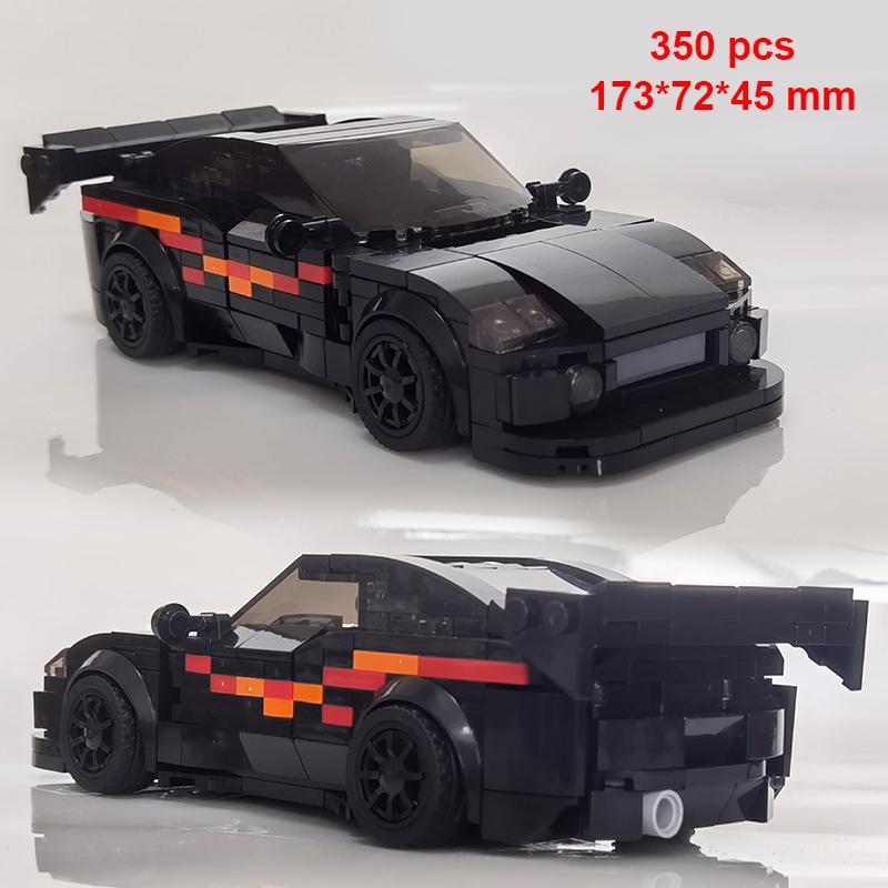 City Technical Car Speed  Racing Car Building Blocks Sports Police Car Pick Up MOC Creative Vehicle Toys