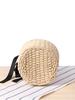 Round Cylinder Woven Handheld Bag: Versatile Summer Beach & Casual Women's Accessory