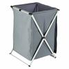Durable Double Layer Laundry Basket Foldable Fabric Organizer Waterproof Dustproof Storage Basket Laundry Organize