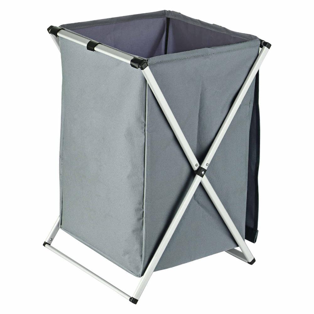 Durable Double Layer Laundry Basket Foldable Fabric Organizer Waterproof Dustproof Storage Basket Laundry Organize
