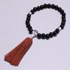 Ebony Prayer Beads for Made in Domestic Can be used by all A mala beads manufacturer founded over 80 years ago [Nenjudo] "New Men" Japan, Handmade,