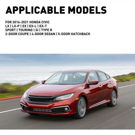 LED Side Marker Light Signal Parking Lamp Smoked Lens For Honda Hatchback 16-23