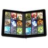 Ultimate Guard Zip Folio Xenoskin Black, 360 Pages, 18 Pockets Per Page (UGD010208)