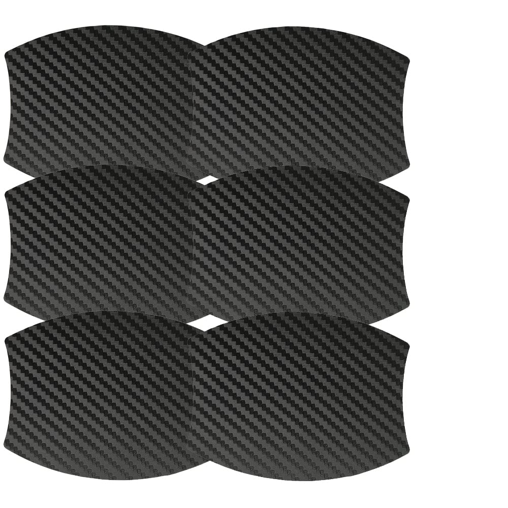 

Magi s Gift Door Handle Protector, Car Carbon Door Steering Wheel Protection Cover, Protective Film чёрный