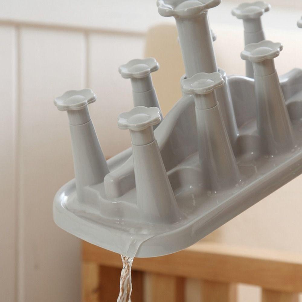 Detachable Drain Cup Holder Plastic Water Cup Holder Durable Kitchen Storage Rack  Desktop