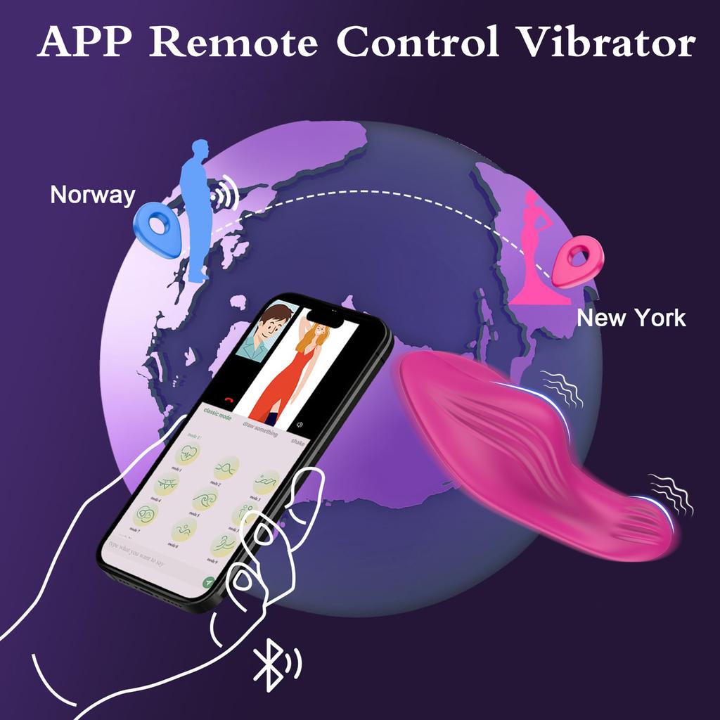 APP Control Clitoris Stimulator for Women Panties Vibrator Clit Nipples Female Masturbator Interaction Sex Toy for Couples 18+