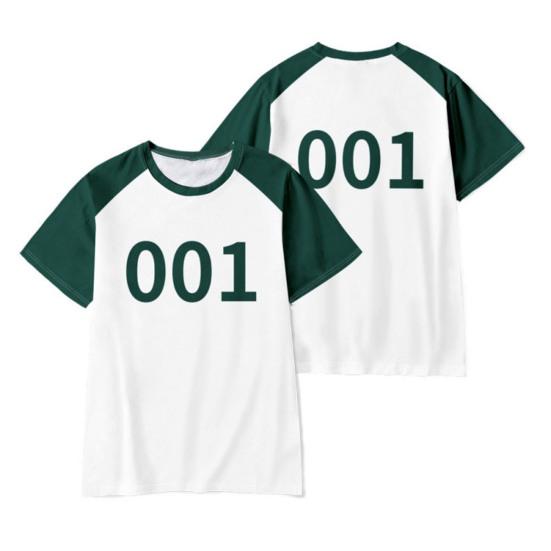 230 001 007 Tepláková souprava Cosplay Kostým Korejská unisex bunda s krátkým rukávem Top joggingové kalhoty 3dílná souprava teplákových souprav Masquerade Party Outfit
