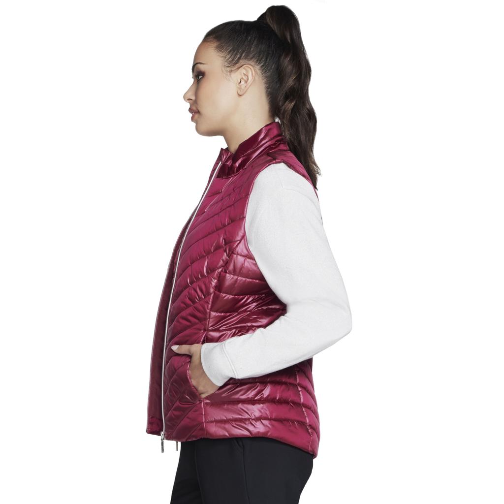 Skechers GO Shield Shine Vest, Womens Pink Vest