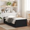 VidaXL Bed Frame with Drawers Black 90x200 Cm 3207372