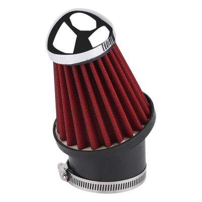 63MM Car     Filter High   Mushroom Foam Cleaner   Red Metal