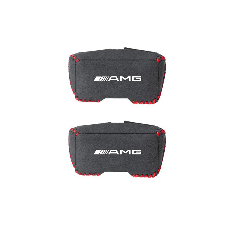 1pc Car Seatbelt Buckle Protector Seat Base Cover Mat Accessories For Mercedes Benz AMG W211 W203 W204 C260 E300L A200L GLA/S/E