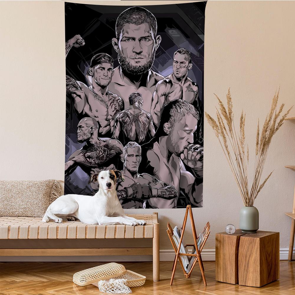 UFC Ultimate Fighting Championship Tapiz de Dibujos Animados Decoración del Hogar Hippie Bohemio Decoración Adivinación Decoración del Hogar