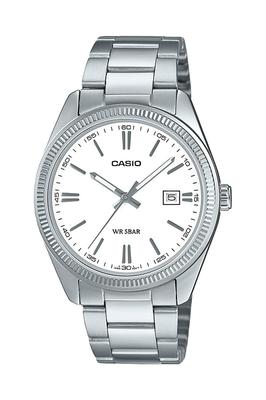Casio Kollektion Herrenuhr, Weiß, MTP-1302D-7A1JF
