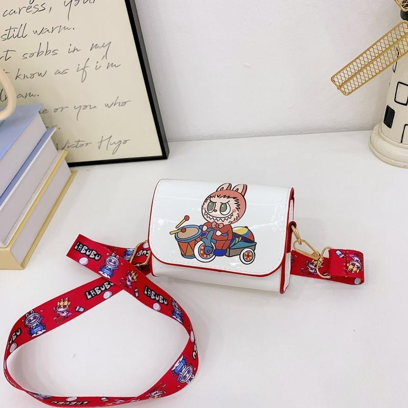 

Детская сумка через плечо с широким плечевым ремнем и принтом Bike