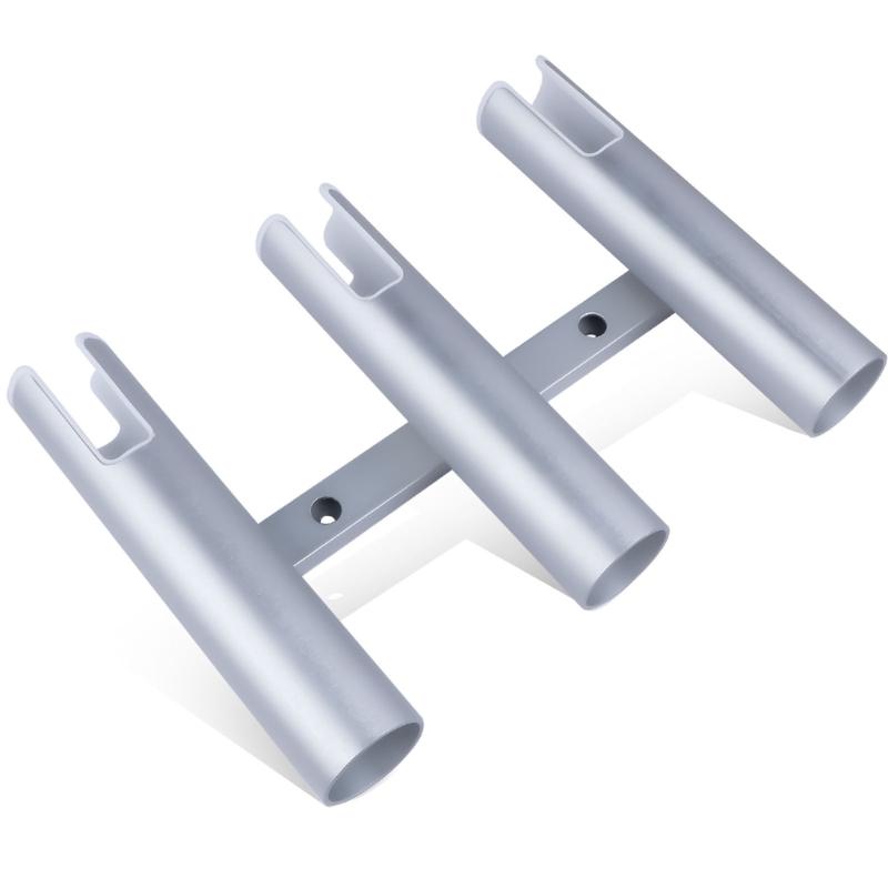 Light Weight Aluminum Fishing Rod Holder 3/4 Tube Durability Corrosions Resistant for Outdoor Fishing Accessories