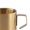 Coffee Mug Double Walled Stainless Steel Juice Milk AntiSlip Handle Portable Durable Versatile