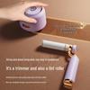 Removedor de Fiapos Elétrico Retrô: Depilador e Lâmina de Roupas 2 em 1 Recarregável por USB