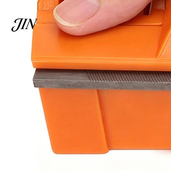 Chainsaw Burr Remover Bar Dressing Tool, Solid Guide Rail Dressers Carbon Deposit Cleaner File Repairer Dresser Tool Outdoor Sharpening
