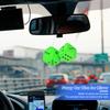 UTLM9XHJ2QAU5RTE8H Dice, Auto Rear Mirror Plush Dice, Multi Color Plush Dice, Auto Rear Mirror