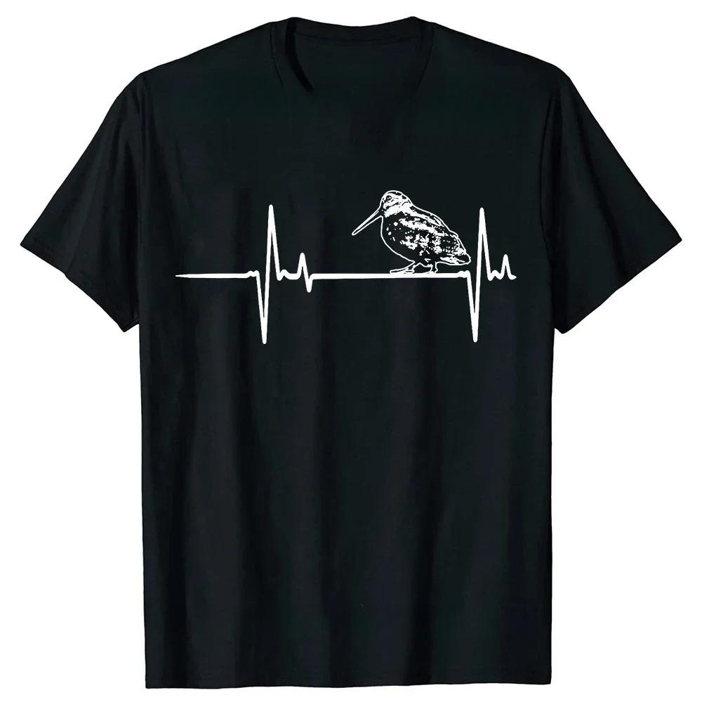 Crew Neck Shortsleeved Tshirt Suitable for Hunting Retro Rooster Hunter Bird Nostalgia Fun Fashion Clothing Casual