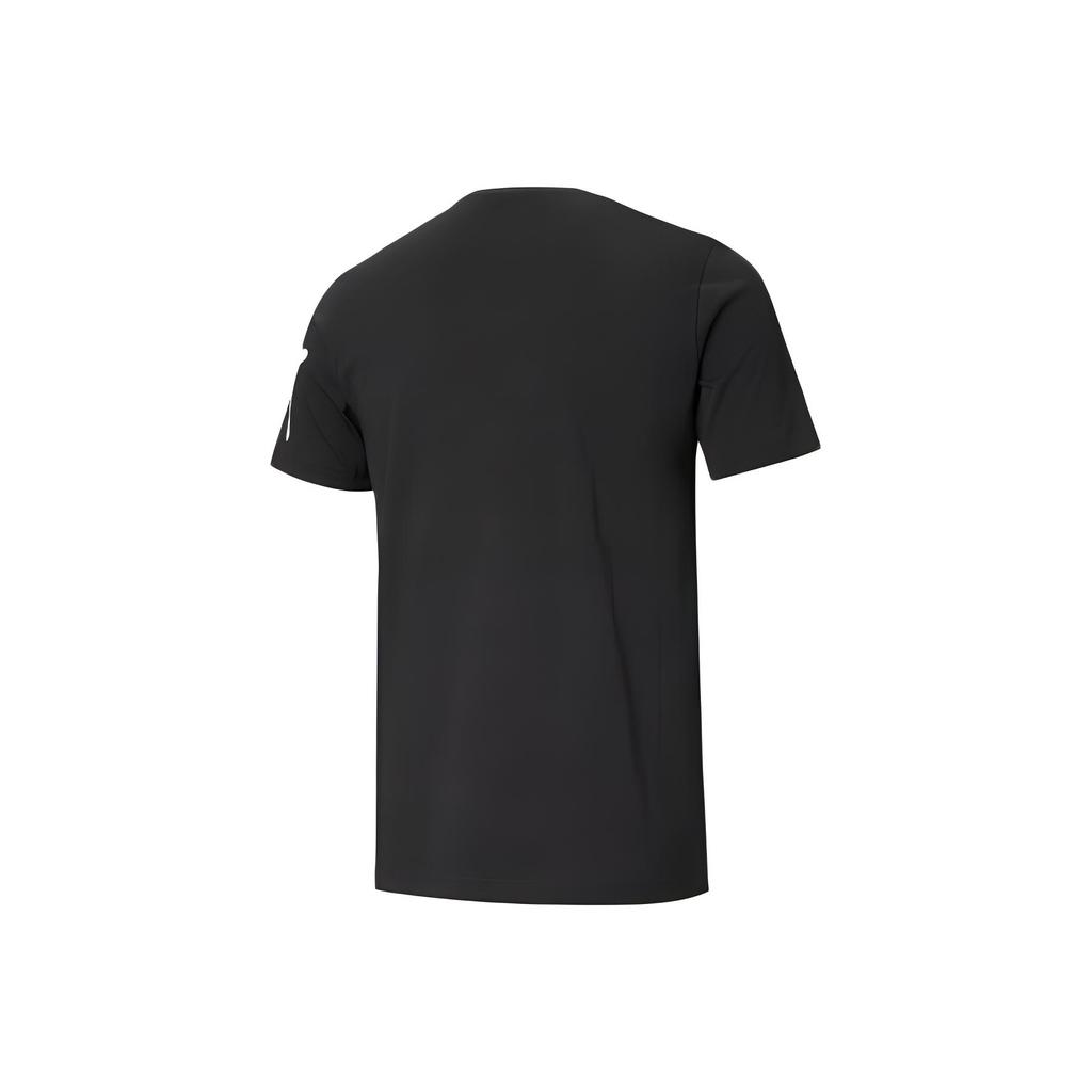 Puma Casual Sports Round Neck Short Sleeve T-Shirt Men Tops Black 581710-01
