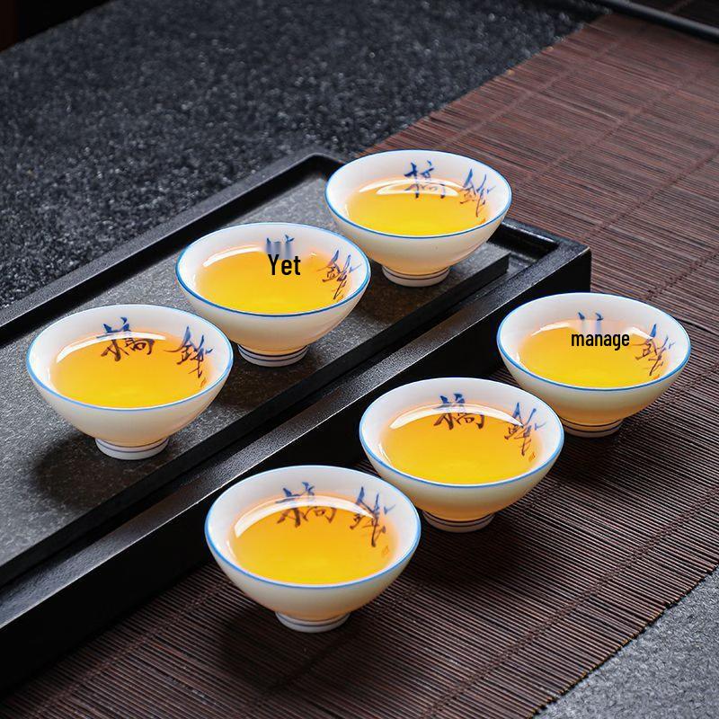 Hand-Painted Ceramic Kung Fu Teacup