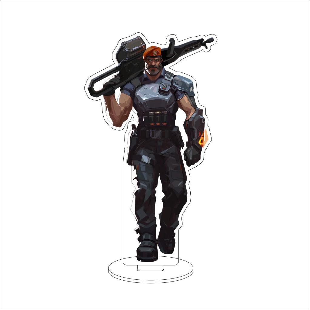 16CM VALORANT Acrylic Stand Model Waylay/Tejo/Clove/Vyse/Deadlock Figure Stand Halloween Gifts