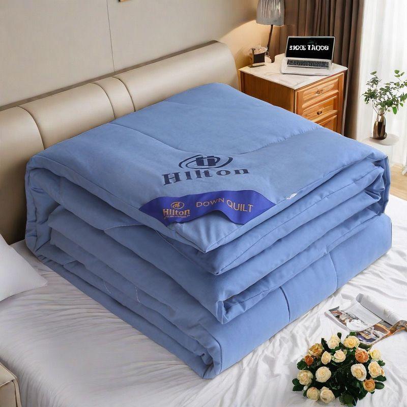 Hilton Goose down Comforter Thickened Air Conditioner Quilt Spring Summer Autumn Cool Single Dormitory Blanket Lightweight