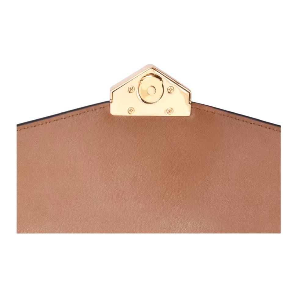 Michael Kors Soho Classic Monogram Square Flap PVC Shoulder Bag Women bags Vanilla-White 35S6G1SC7B-VANILLA