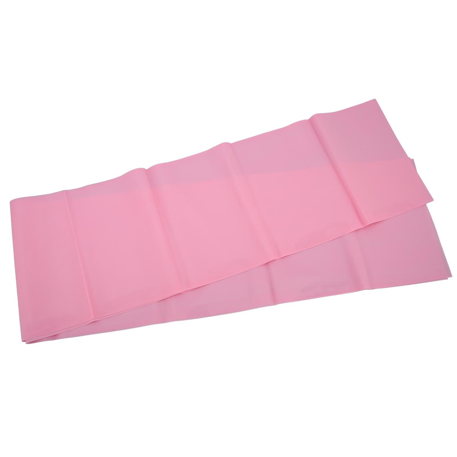 

Эластичная лента для фитнеса, портативная, гибкая, для упражнений, тренировочная лента для силовых тренировок, розовая