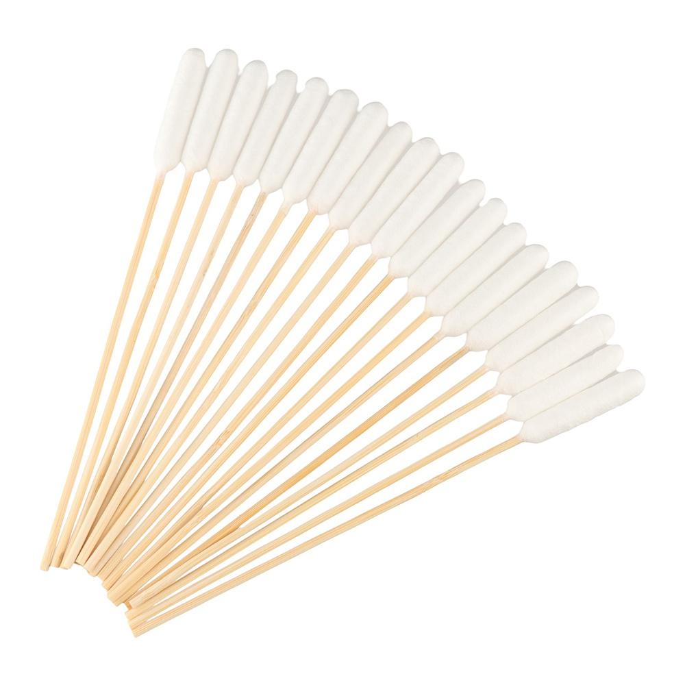 50 Stück 15cm Haustier Wattestäbchen Einzelkopf Einweg Hunde Wattestäbchen Schmutzentfernung Wattestäbchen Haustier Ohrenspülung Wattebausch