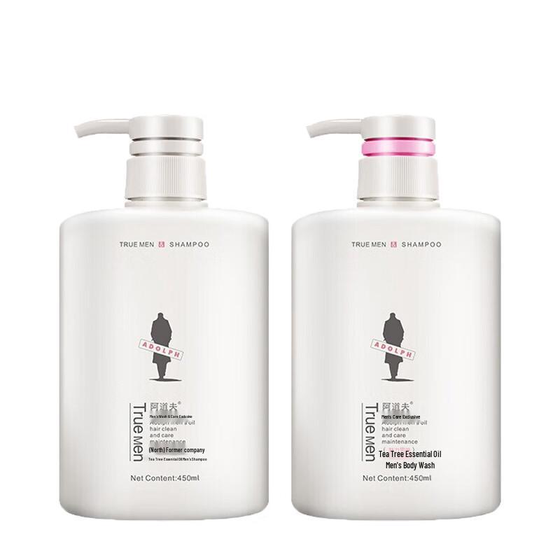 Adolph Teebaumöl Herren Anti-Schuppen Shampoo & Duschgel Set