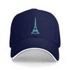 Sommer Paris Grün Eiffelturm Muster Baseballkappe Outdoor Sport Streetwear Druck Hip Hop Hüte Unisex Unisex Hochwertige Kappen