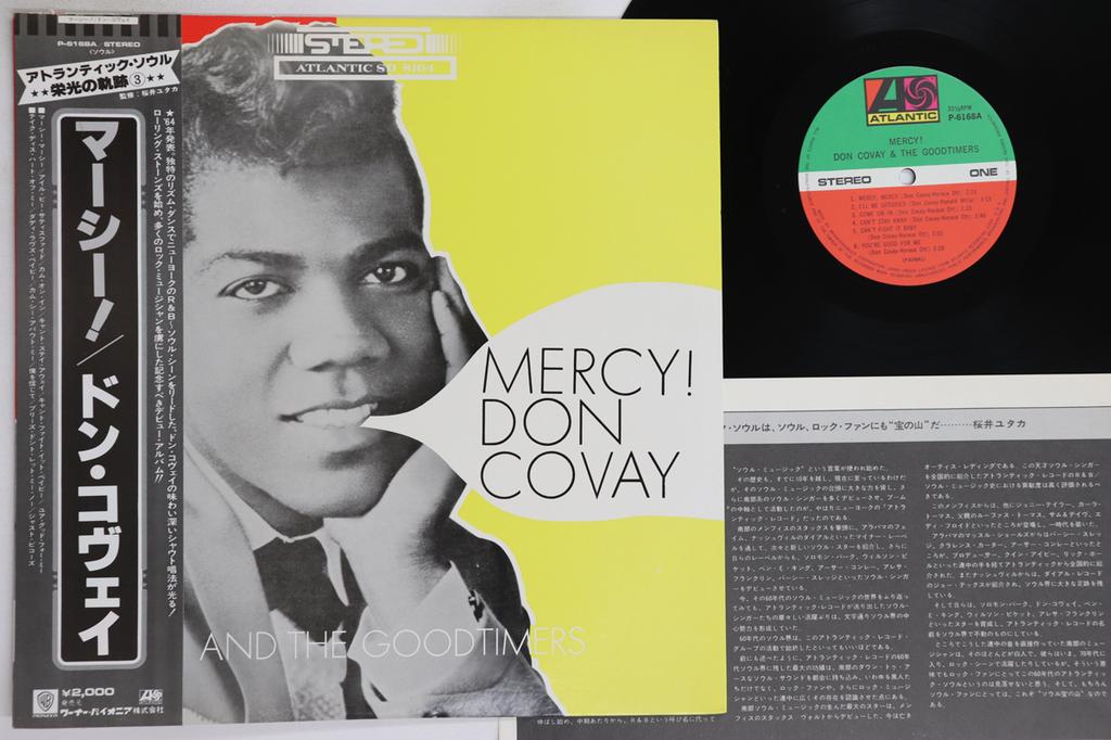 LP Record DON COVAY, GOODTIMERS - Mercy P6168A ATLANTIC Japan Obi Soul/Funk Used