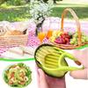 3 In 1 Avocado Slicer Shea Corer Butter Fruit Peeler Cutter Pulp Separator Plastic Knife Kitchen Vegetable Tools Kitchen Gadgets