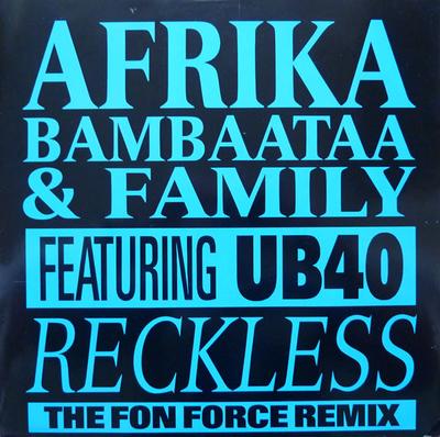 12inch Record AFRIKA BAMBAATAA & FAMILY, UB40 - Reckless 12EMXS41 EMI 1988 UK Dance & Electronica Used
